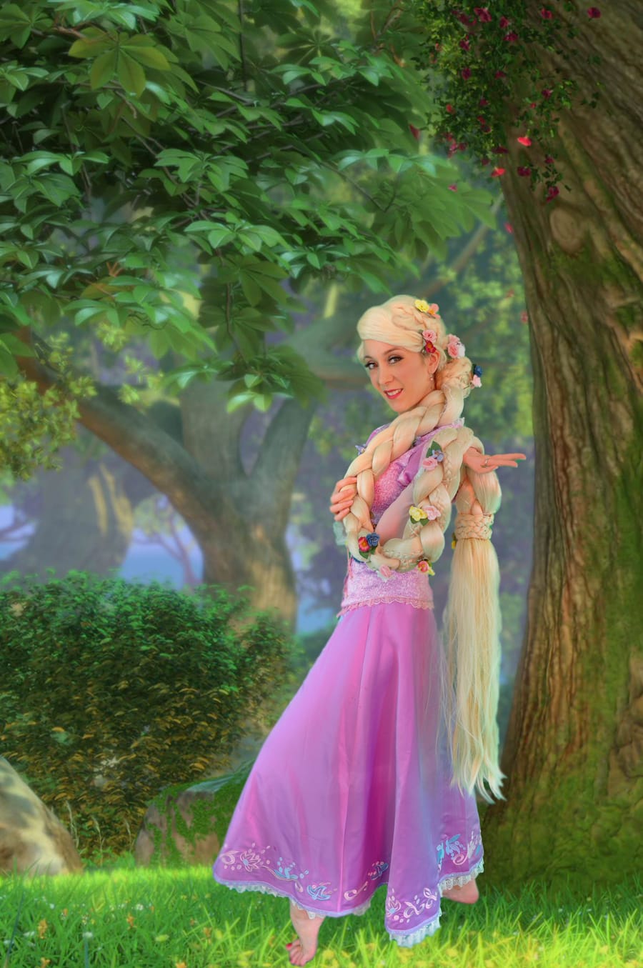 Raiponce, personnage Mascotte Dreams
