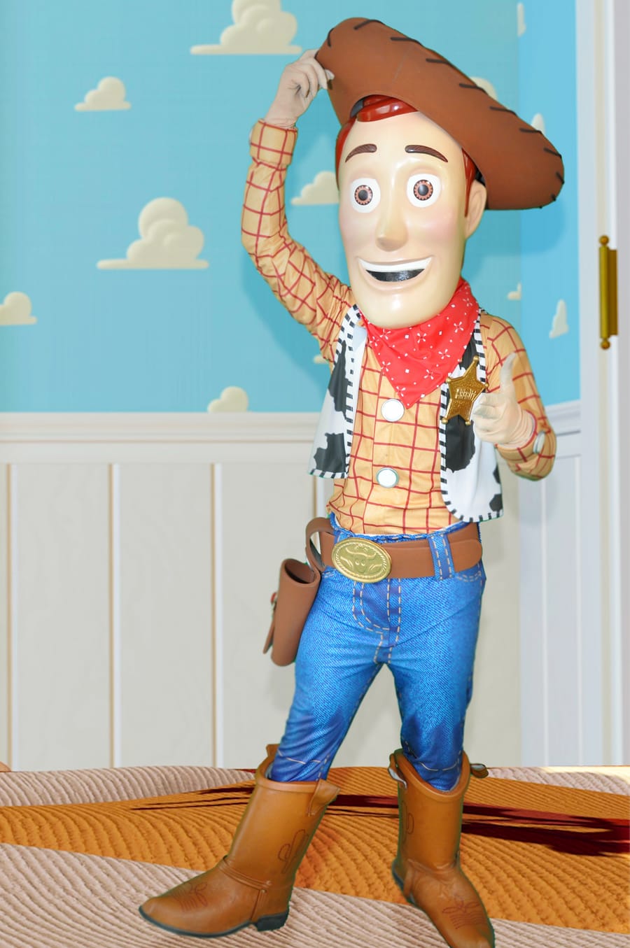 Woody, personnage Mascotte Dreams